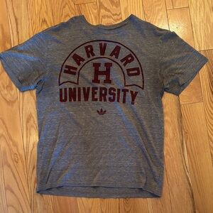 Adidas Gray Harvard University Tee